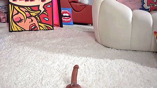 Blonde Babe Bouncing Hard on Her Favorite Toy