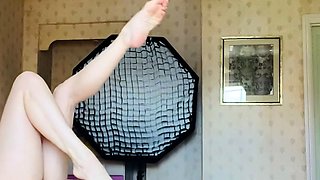 Big Boobed Blonde Masturbates With A Dildo In The Bathroom