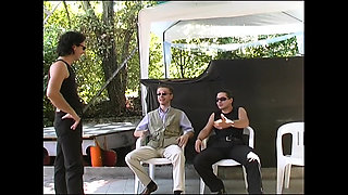 Orgy with Italian sluts drinking cum