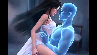 Lonely Young Beauty Gets Fucked by a Handsome Ghost at Night