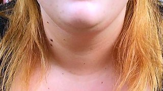 blond and her solo masturbation