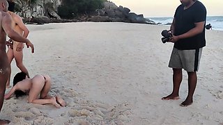 Nude Beach Public Blowjob