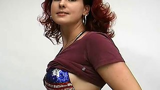 Beautiful german redhead showing off her amazing masturbation