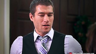 Sabina Rouge's Sensual Lesbian Christmas in Bedroom