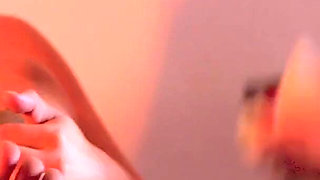 Two Girls Rubbing and Licking Their Feet Intensely