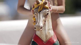 Redhead dances and strips: Stripchat, Solo  Small Tits Porn