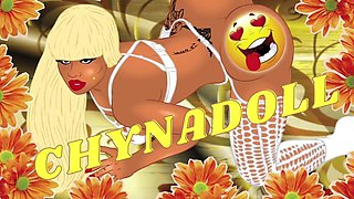 Chynadoll Shakes Her Big Ass Booty in an Incredible Anime Cartoon