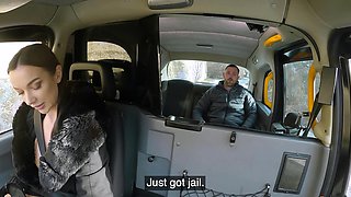 Female Fake Taxi She unloads an ex-cons balls