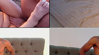 BBC and Bwc on MILF PAWG Interracial Threesome! Part 2