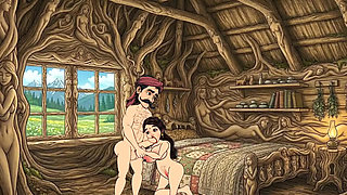 Both Anjali and Coconut Wala have sex with big cocks in their bedroom.