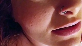 Cute young ginger heavily pregnant masturbation huge belly