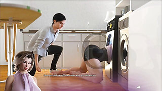 Stepsister got stuck and stepbro fucked her from behind