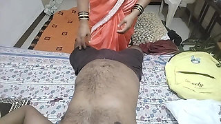 Sexy Beautiful Slutty Wife Sucks Her Husband's Cock in Her Mouth and Gives Him Pleasure