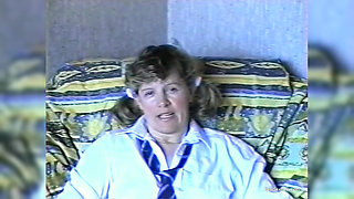 The Wife Dresses in Stockings and Suspenders and the Husband Fucks Her