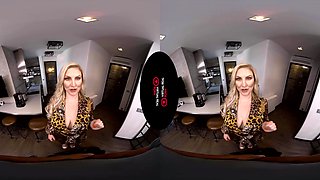 A Lucky Student - Big Tit Blonde Milf Fucks Younger Guy Pov