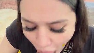 Amateur Beauty Craves Outdoor Passion With Blowjob Heat