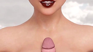 Dream Fuck with Jade Dan Pounds Her Tight Ass While Rubbing Cock on Her Massive Tits