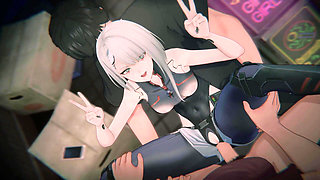 Lucy Cyberware Overload: Bound Netrunner & POV Sandwich DP