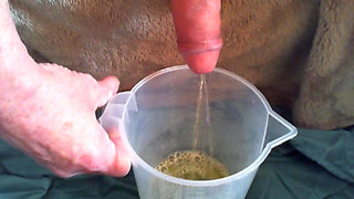 Pissing in a jug