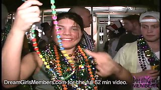 The hot girl next door gets nude at mardi gras