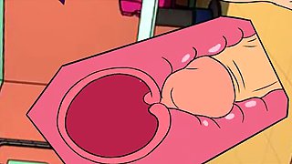 Dark-Haired MILF Gets Brutal Creampie From Awkward Redhead Guy In Intense Cartoon Sex