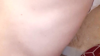 Sexy young girl plays with her hot