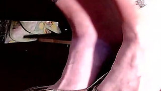 Close up Sexy MILF Feet in Ballet Flats