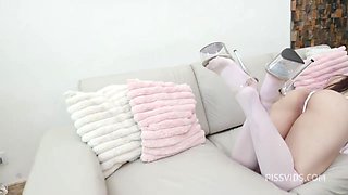 Brasilian pornstar Sereia Ninfo getting fucked by 4 big cocks