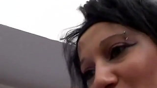 Italian young couple can do a lot of dirty things in the toilet