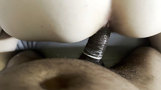 Stranger compliments my feet so I let him Fuck them then creampie my wet pussy my lips grip the condom at the end