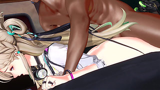 Wuthering Waves - Lynae Threesome - 3D Hentai Animation