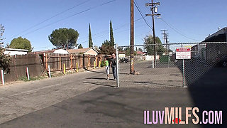 Petite Black MILF with Small Tits Gets Fucked Hard by Barry Scott