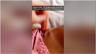 Snap Chat In Horny Stepmom Accidentally Sends Video Of Her Huge Tits To Her Stepson On