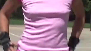 Hot Blonde Sucks a Long Dick Until He Cums in Her Mouth