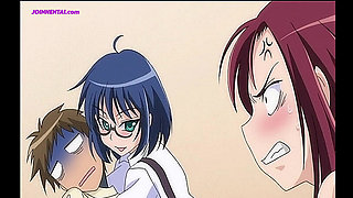 Busty Bookish Babe Seduces Her Nemesis's Boyfriend