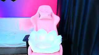 Solo ladyboy masturbation