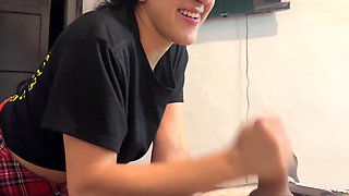 My Best Friend's Wife Swallows My Whole Cock When We're Alone