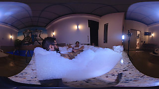 Foot Worship and Oral Sexand Fucking in the Hot Tub.. VR Bonus