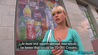 Public Agent - Desperate Blonde College Girl Willing to Work for a Hard Fuck