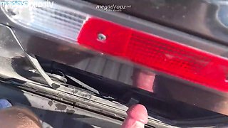 Bryce Adams Teases Hard Sex Car Pound Action
