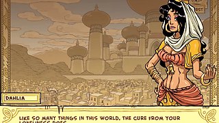 Goddess trainer gives a demonstration of herself