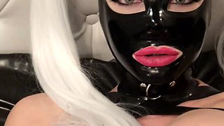 Fetish princesses in latex using bdsm toys