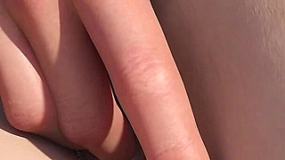 College Kings 153 - Alex Fingers and Fucks Lauren on the Beach Under the Stars
