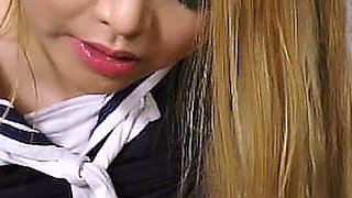 Big Tit Asian College Teen Arianny Gives Teacher a Handjob Uncensored