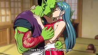 Beautiful milf fucked hard by a monster 3D animation