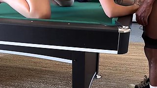 Auhneesh Nicole Gets Fucked On The Pool Table