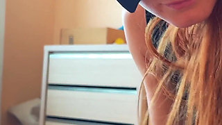 High Heels & Nylon: Sultry Tease with Cum-soaked Finish