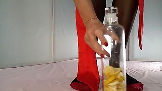 Amateur MILF Makes Lemonade in Shower - Big Natural Tits & Golden Shower Fetish