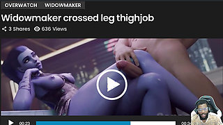 Widowmaker Gets Fucked in Her Third Hole, Big Breast Clair BDSM Tight Pussy Play, Thicc Ass Velma Pussy Fuck