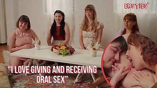 Girl Talk About Sex Turns Into a Lesbian Foursome